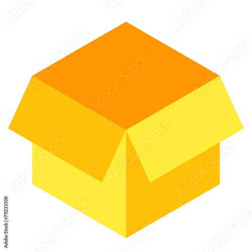 箱を表すカラースタイルのアイコン