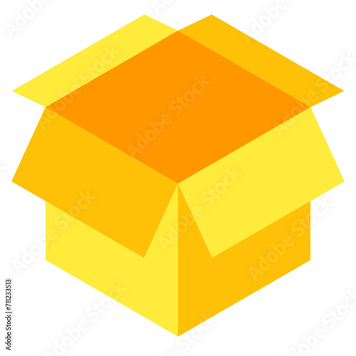 箱を表すカラースタイルのアイコン