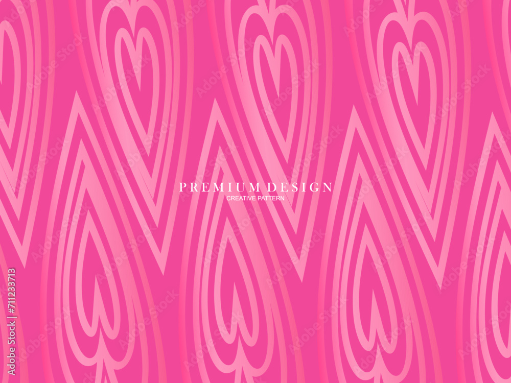 Pink heart background with modern concept. Romantic cute background. Pink heart background with modern concept. Romantic cute background.