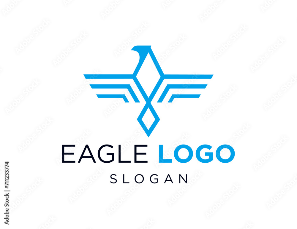 The logo design is about Eagle and was created using the Corel Draw 2018 application with a white background. The logo design is about Eagle and was created using the Corel Draw 2018 application with a white background.