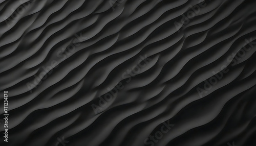 Black wall with waves texture