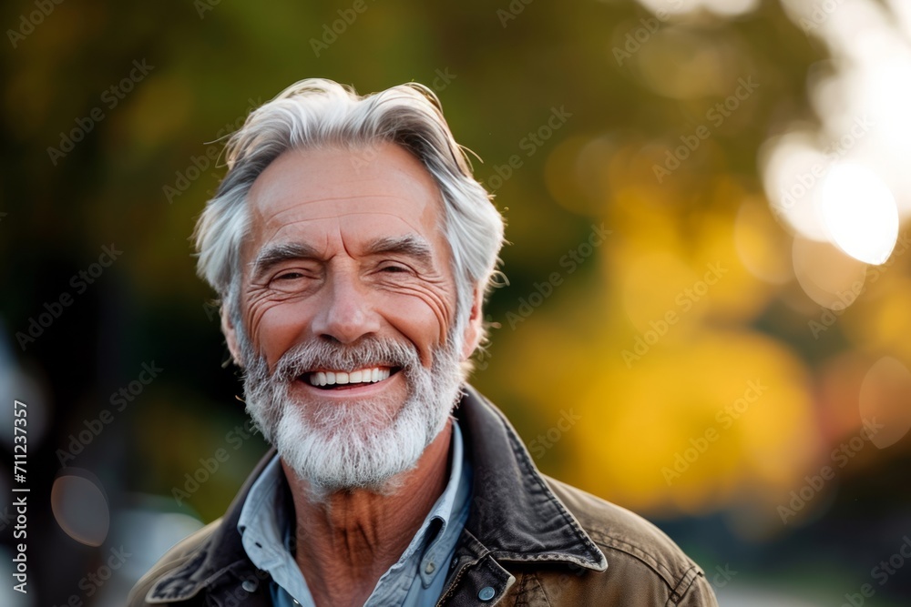 Friendly caucasian mature man, 50 year old