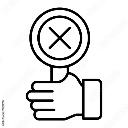 hand line icon