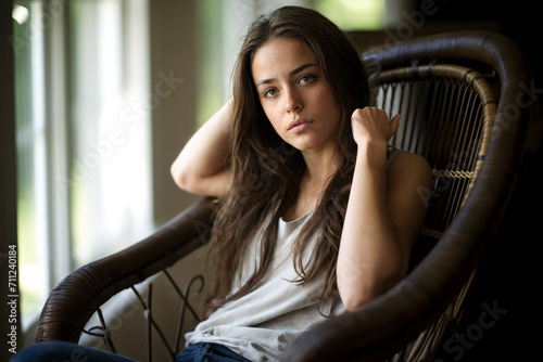 sad or depressed young girl...
