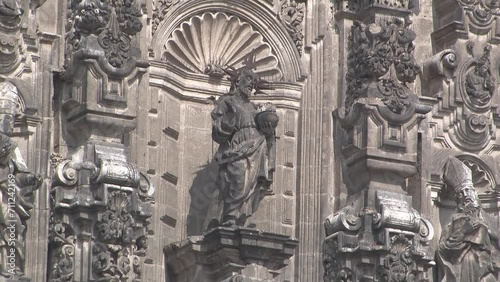 Medium shot of a sculpture at Catedral Metropolitana da la Ciudad de Mexico photo