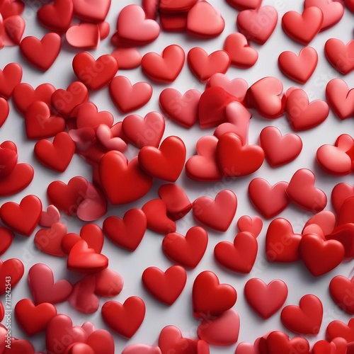 happy valentines day heart background with nature background