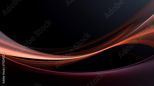 of abstrack warm curves wave line overlay. frame for powerpoint beautiful curves.