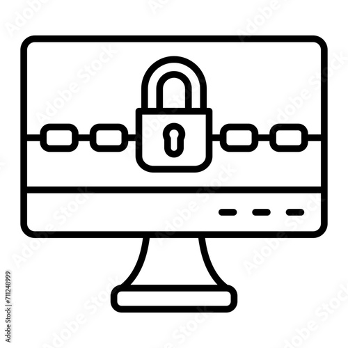   Ransomware line icon