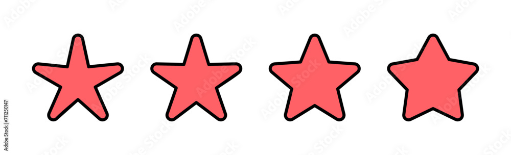 Star Icon set illustration. rating sign and symbol. favourite star icon Star Icon set illustration. rating sign and symbol. favourite star icon