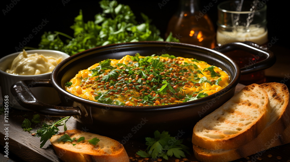 Corn soup with garlic, sweet corn, chili and coriander Corn soup with garlic, sweet corn, chili and coriander