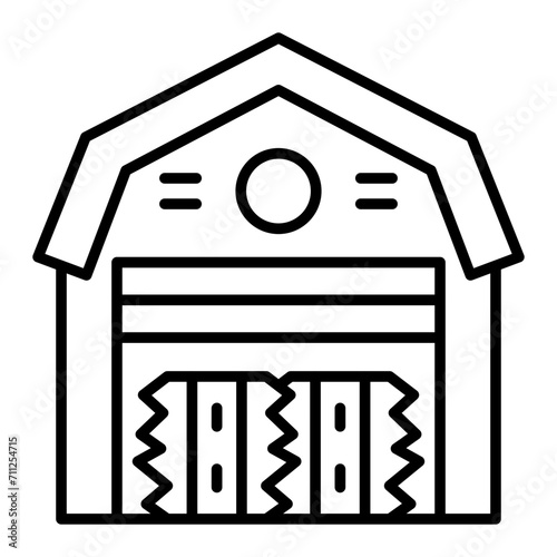   Warehouse line icon