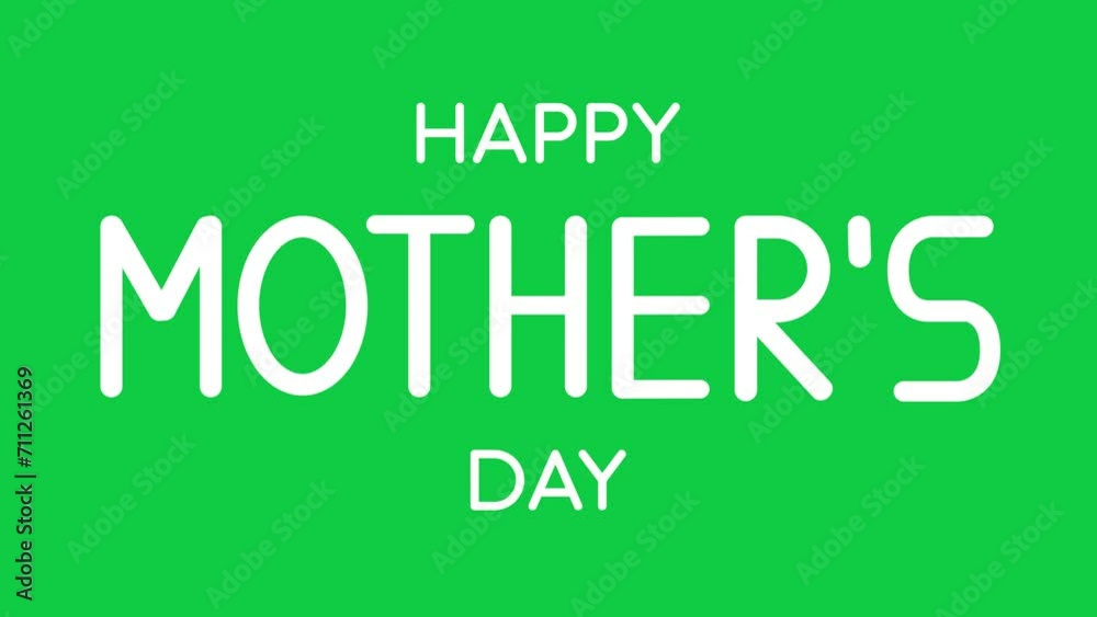Happy Mothers Day animation with handwriting text effect on green screen background. Perfect for Mother's Day celebrations around the world. Happy Mothers Day animation with handwriting text effect on green screen background. Perfect for Mother's Day celebrations around the world.