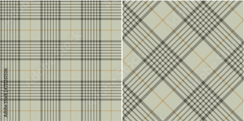 Vector checkered pattern or plaid pattern. Tartan, textured seamless twill for flannel shirts, duvet covers, other autumn winter textile mills. Vector Format