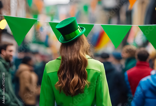 AI Generative illustration of St Patrick's Day photo