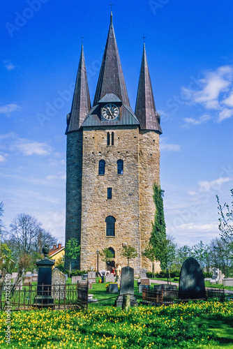Husaby church a famous building in Sweden photo