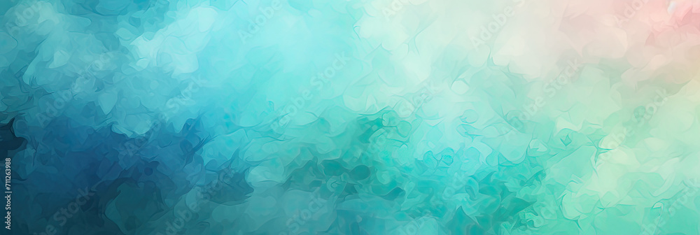 aqua and blue abstract watercolor background illustration,  pastel blue green  background, blue green watercolor painted texture and grunge in paper