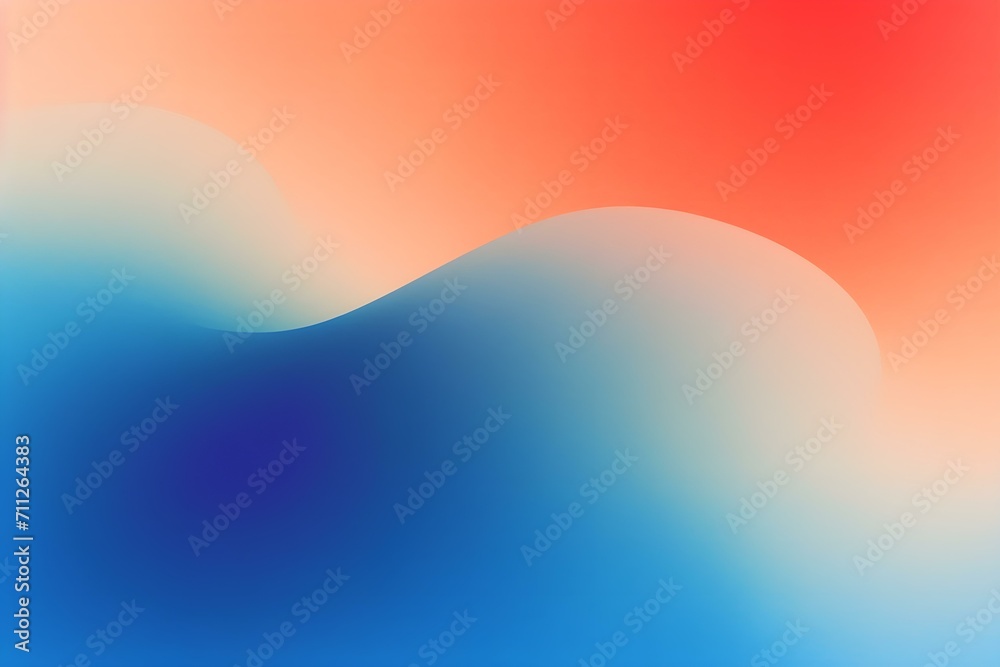 Abstract Art of Vibrant Colorful Smooth Waves
