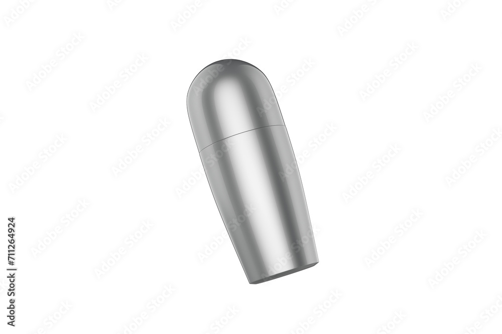 Matte Metallic Deodorant Mockup Isolated On White Background. 3d illustration Matte Metallic Deodorant Mockup Isolated On White Background. 3d illustration