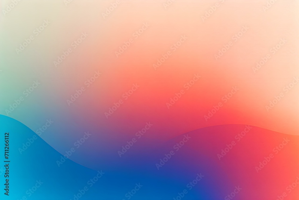 Abstract Gradient Landscape Illuminated by Diverse Colors