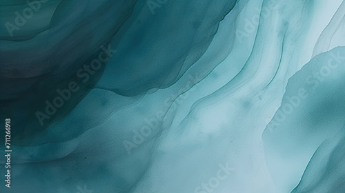 Wallpaper Mural turquoise & black watercolor background with black waves , teal  blue green Abstract watercolor paint background Torontodigital.ca