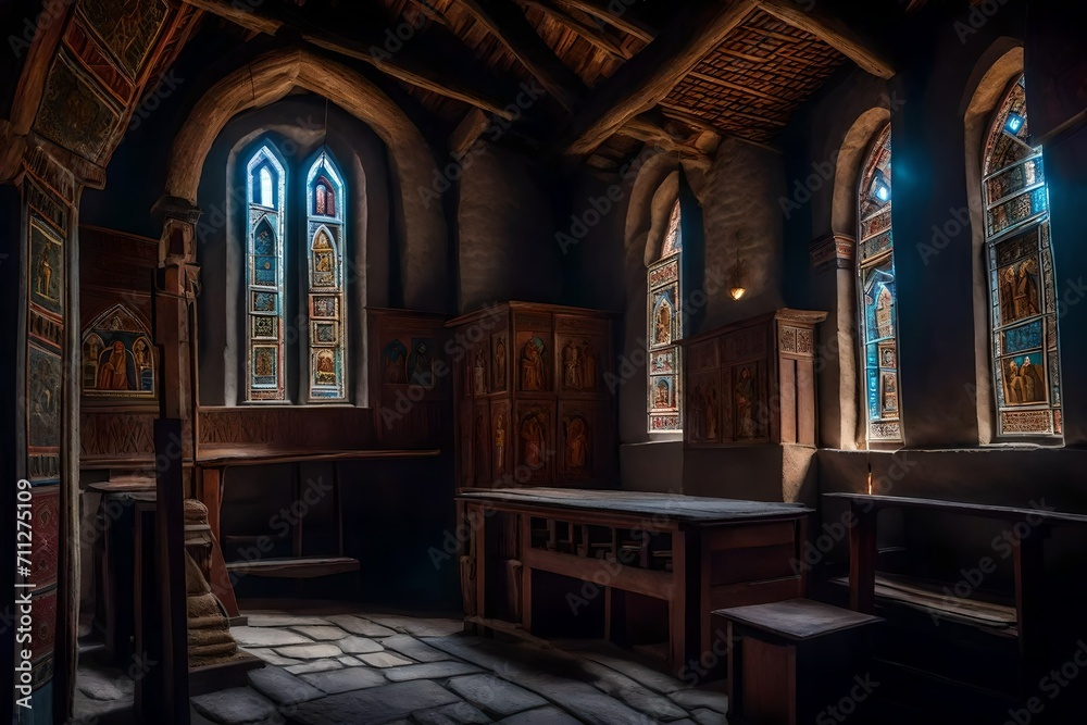 interior of church