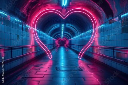 neon heart
