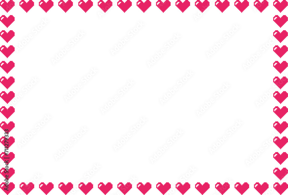 Heart Pixel Border Rectangle Frame Element.svg Heart Pixel Border Rectangle Frame Element.svg