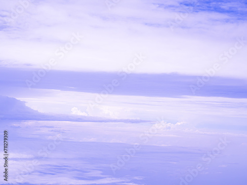 Purple Sky Background Cloud Fantasy Violet Color Sunset Landscape Magic Summer Sunrise Abstract Cloudy Dusk Pastel Gradient Light Beautiful Evening Pattern Nature Twilight Airplane Window Aerial View.