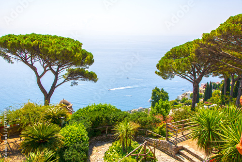 Villa Rufolo at Ravello on Amalfi coast photo