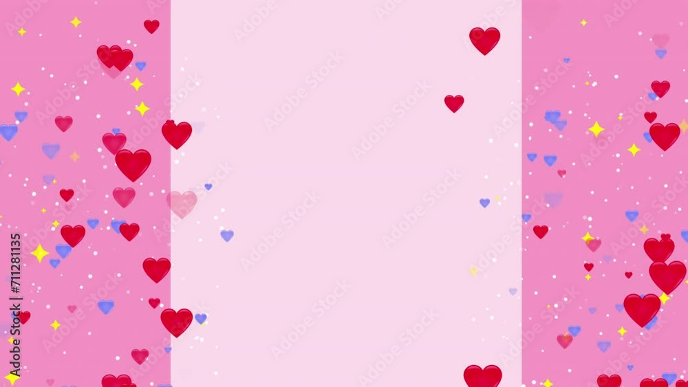 Valentine Heart Emoji Background Loop Valentine Heart Emoji Background Loop