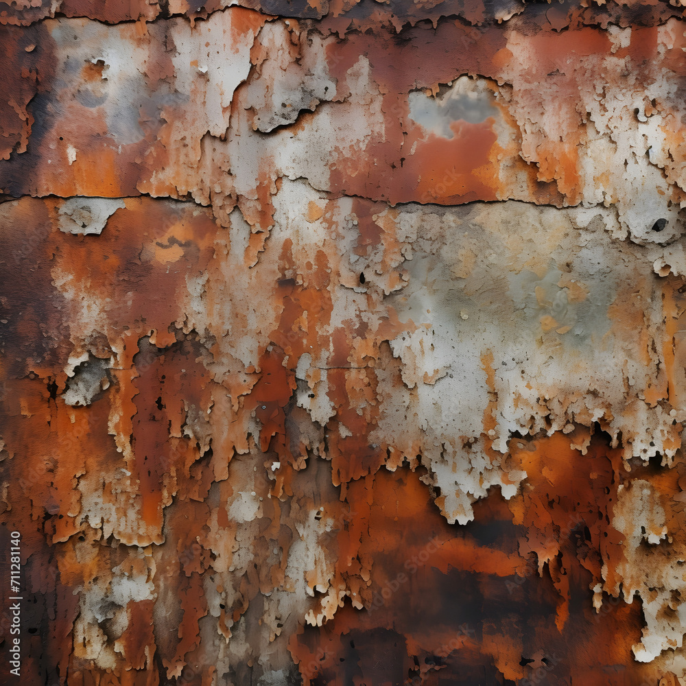rusty old iron surface texture close up