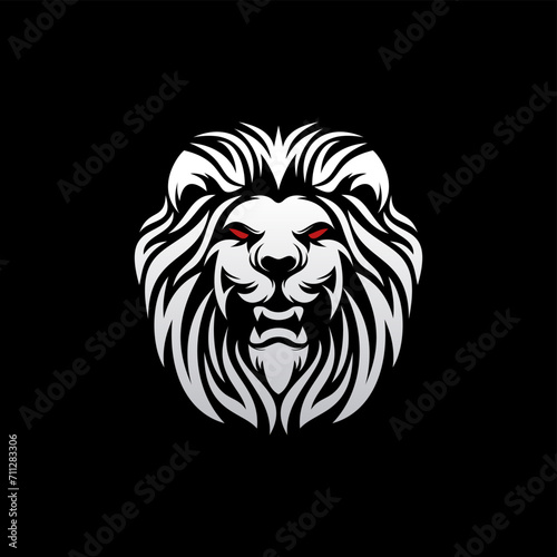Lion king logo design vector © Mukti hasanaji