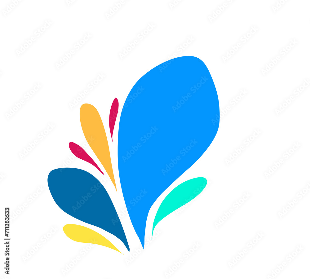 Fototapeta premium abstract background festival elemen full color