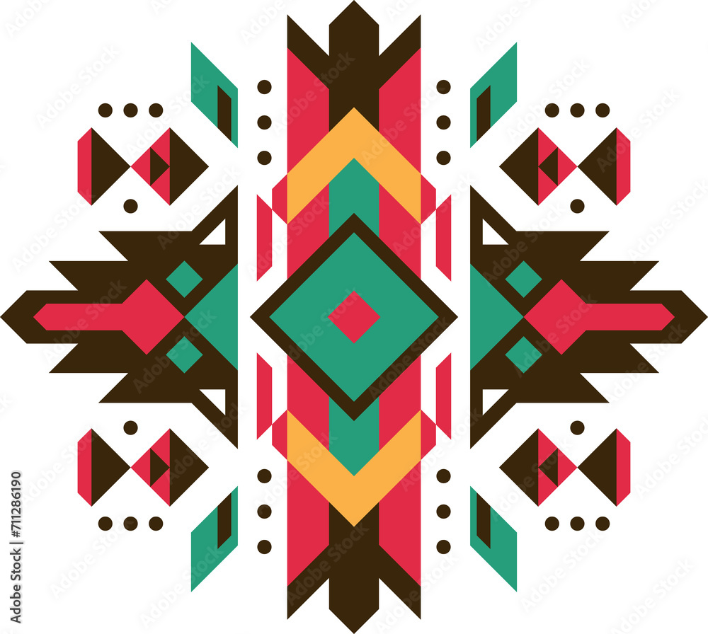 Tribal ethnic texture, Mexican ornament