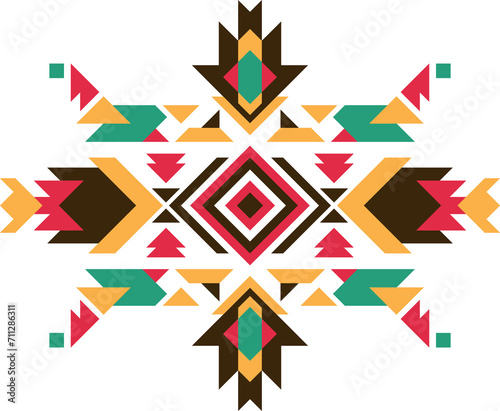 Mexican ethnic fabric, tribal embroidery