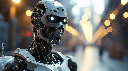 Artificial intelligence robot © wildarun