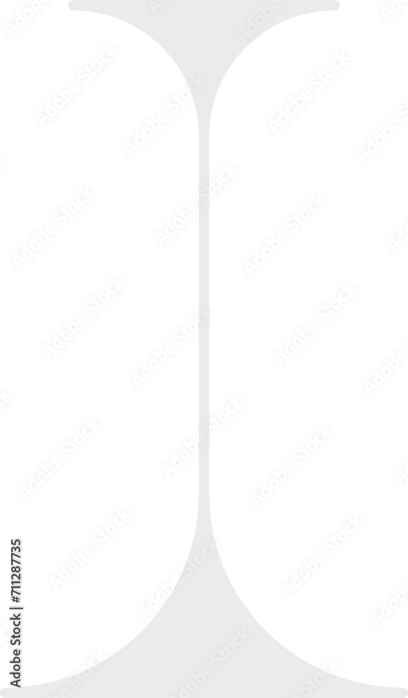 Abstract brutalist shape outline and silhouette Abstract brutalist shape outline and silhouette