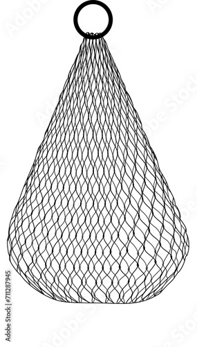 Slika na platnu Fishnet weaving, fishing net for catching
