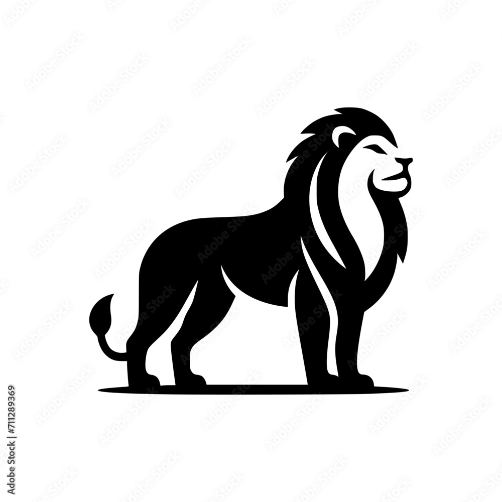Vector Logo of a Standing Lion. Symbolizing Strength, Leadership, and Nobility. Versatile Design Perfect for Logos, Branding, and Marketing Initiatives. High Quality Illustration on white background. Vector Logo of a Standing Lion. Symbolizing Strength, Leadership, and Nobility. Versatile Design Perfect for Logos, Branding, and Marketing Initiatives. High Quality Illustration on white background.