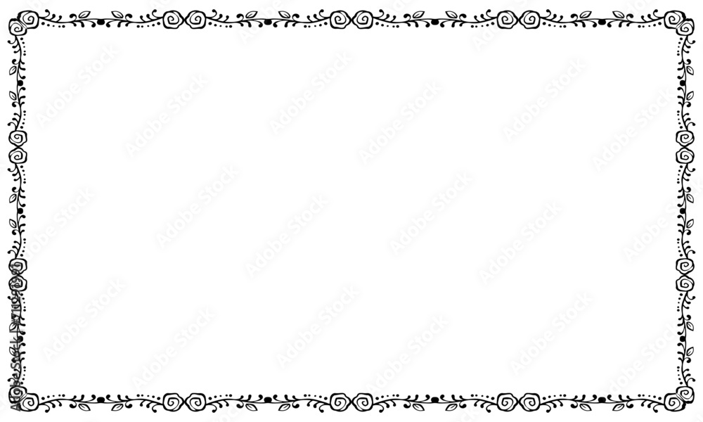 Vector elegant ornamental frame on white background Vector elegant ornamental frame on white background