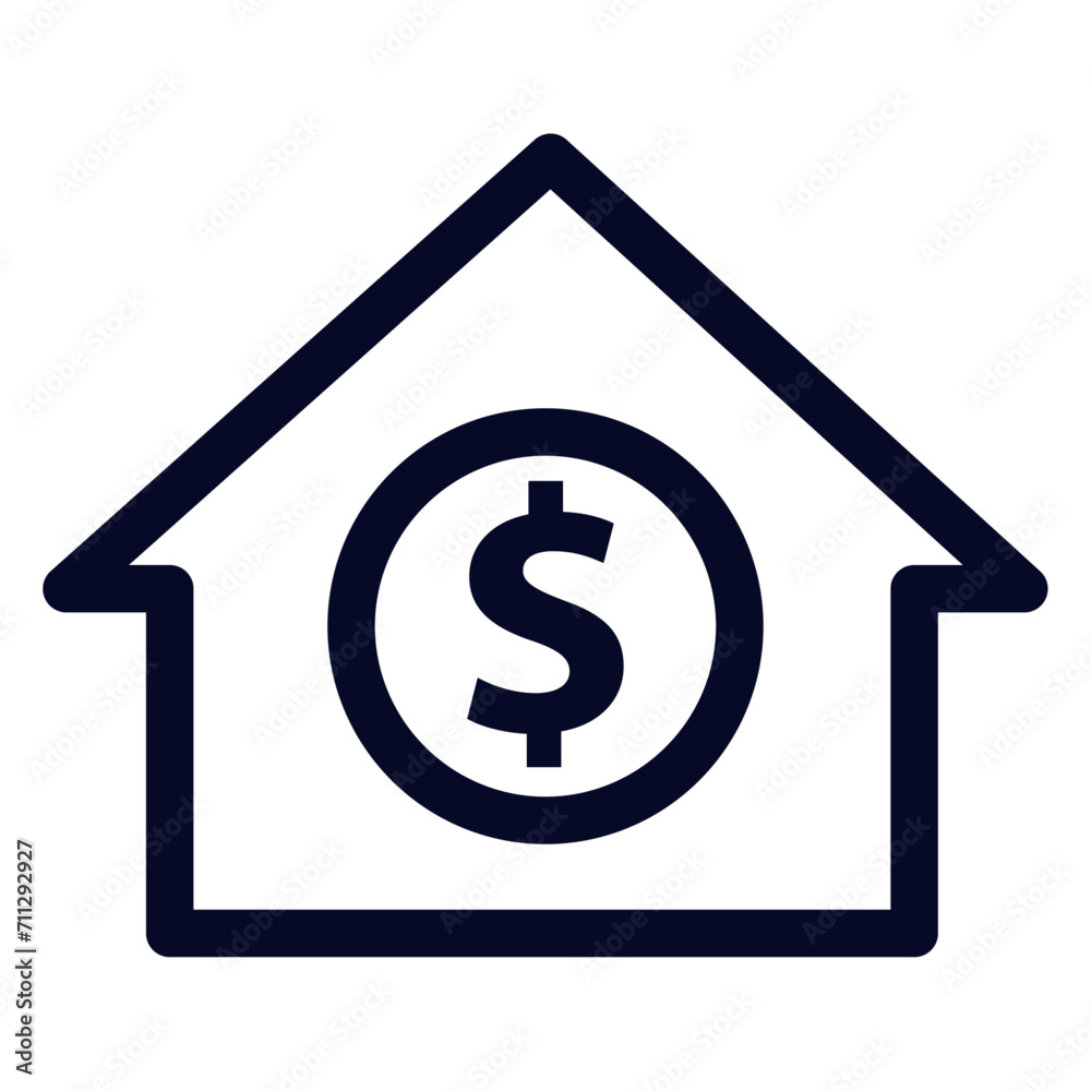 Vector icon of business economic and finance solid style icon Vector icon of business economic and finance solid style icon