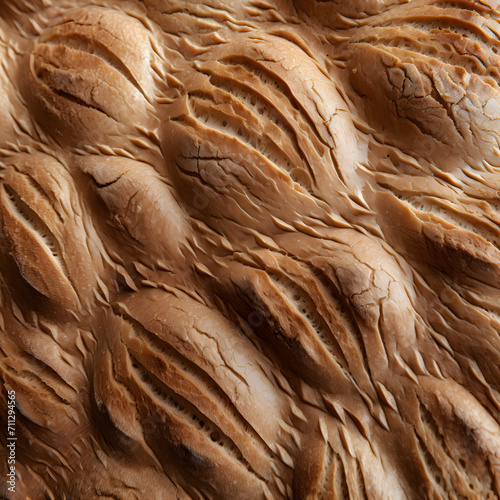 bread surface texture close up