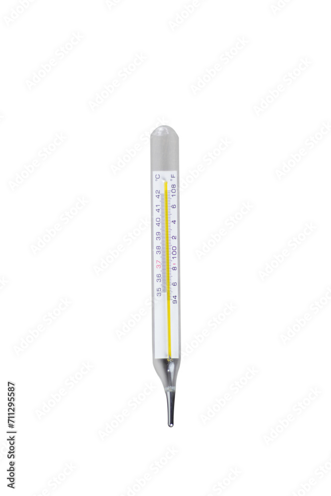 Thermometer isolated on white Thermometer isolated on white
