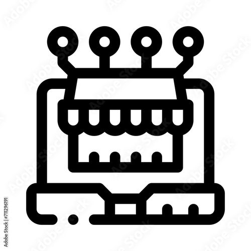 marketplace line icon