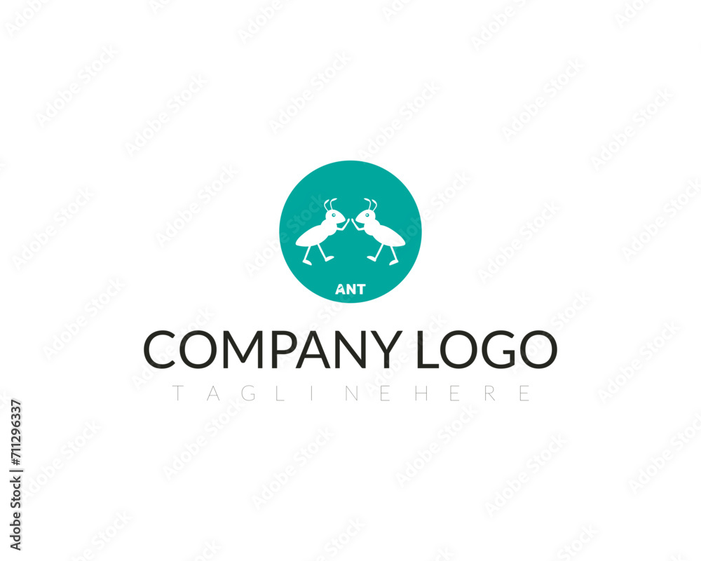 Ant Logo Template Adobe stock Illustration Design - SVG File