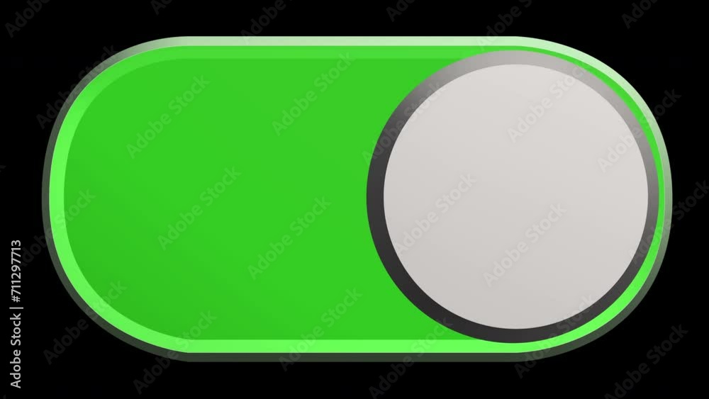 Red and green switch animation for smartphone 