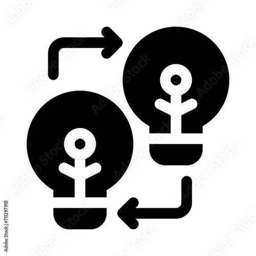 idea glyph icon