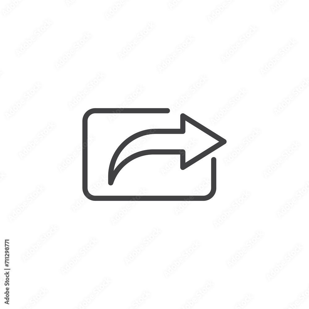 Share Button line icon Share Button line icon