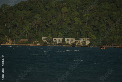 houses on the sea koh rong