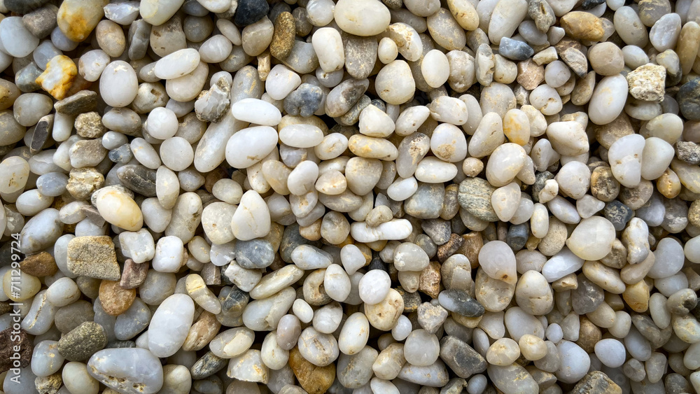 Small sandstone stones on seashore. Texture, Preset, Selective Focus Small sandstone stones on seashore. Texture, Preset, Selective Focus